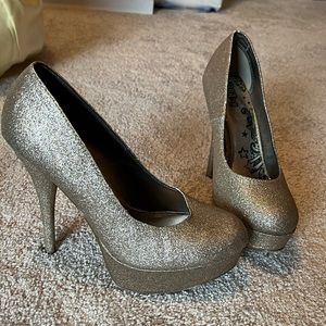 Gold heels